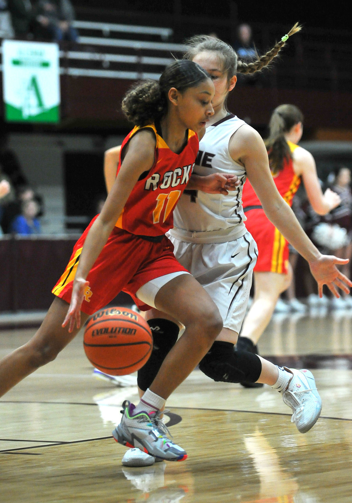 Rock Island at Moline girl's basketball.